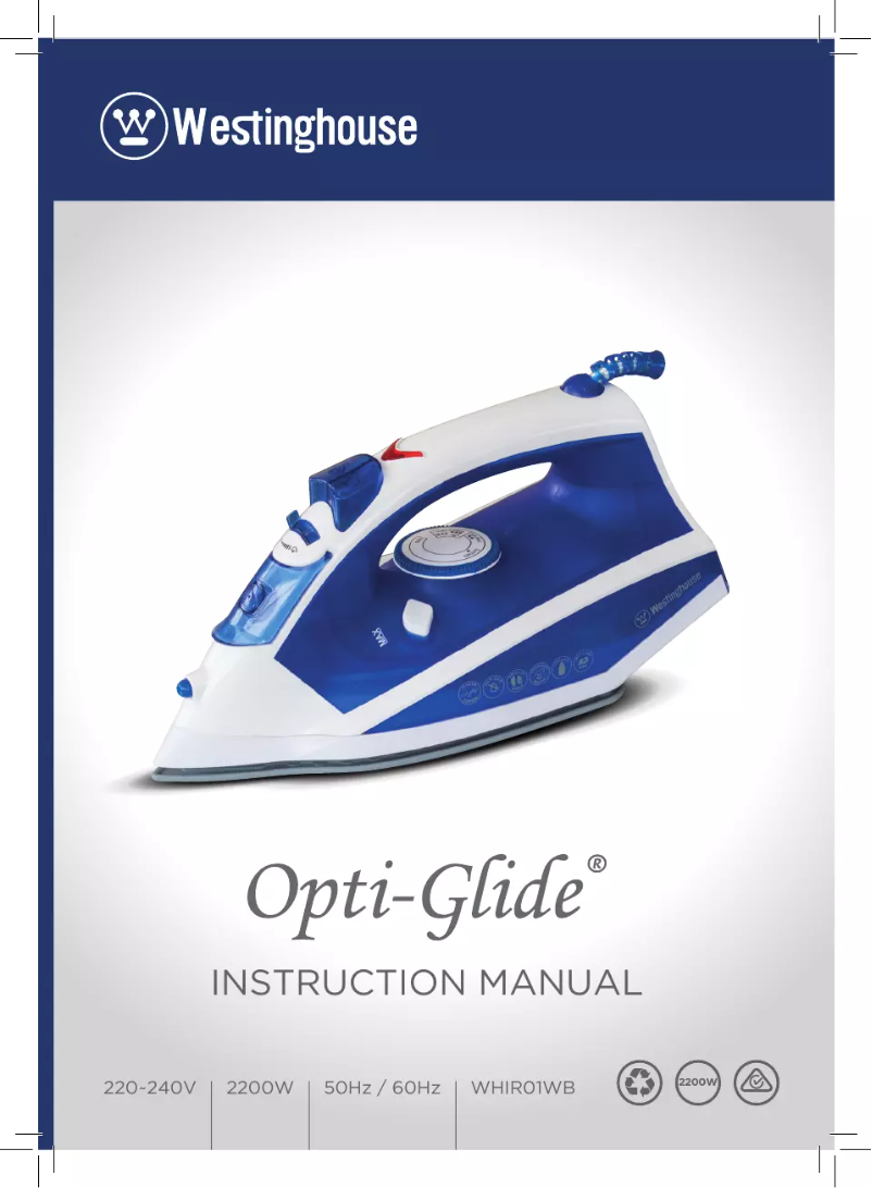Page 1 de la notice Manuel utilisateur Westinghouse WHIR01WB