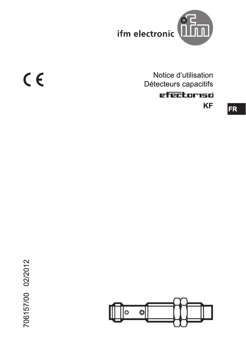 Page 1 de la notice Manuel utilisateur IFM KF5014