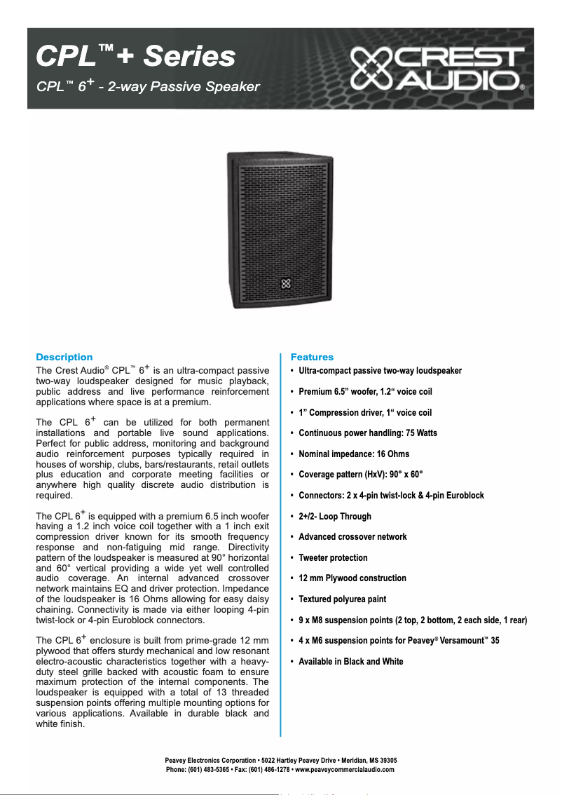 Image de la première page du manuel de l'appareil CPL 6+