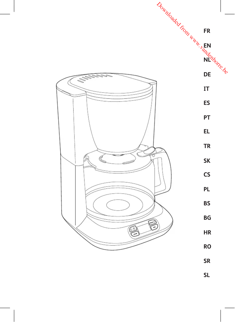 Page 1 de la notice Manuel utilisateur Tefal CM4618