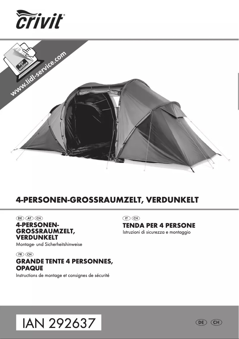 Image de la première page du manuel de l'appareil HG03468