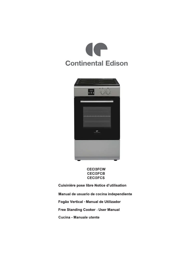 Image de la première page du manuel de l'appareil CECI3FCW