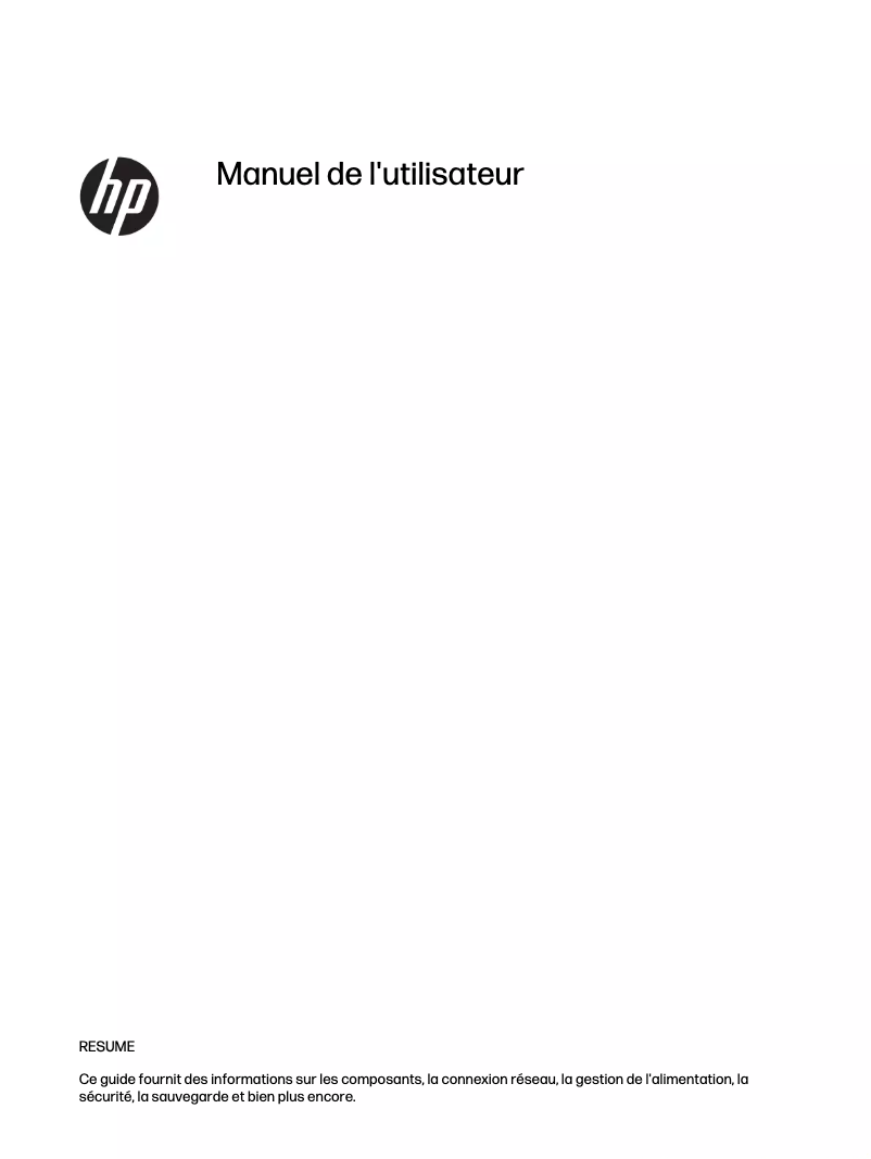 Image de la première page du manuel de l'appareil EliteBook 840 G10