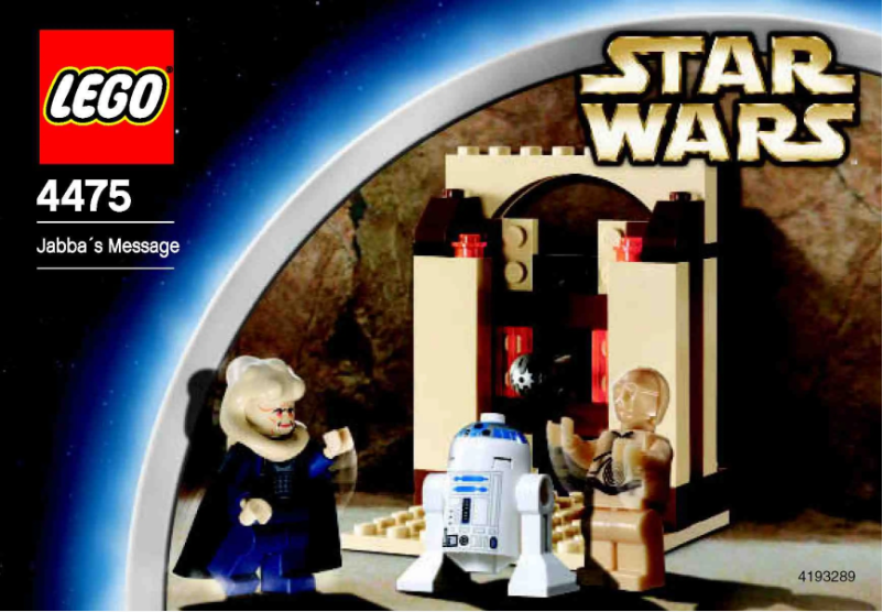 Page 1 de la notice Manuel utilisateur Lego Star Wars 4475