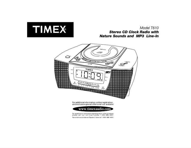 Page n°1 - Manuel utilisateur Timex T610