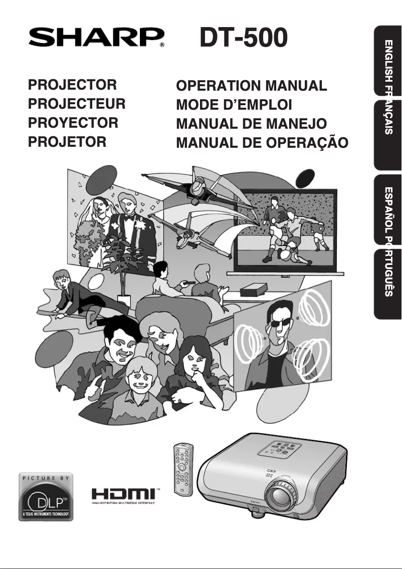 Page n°1 - Manuel utilisateur Sharp DT-500