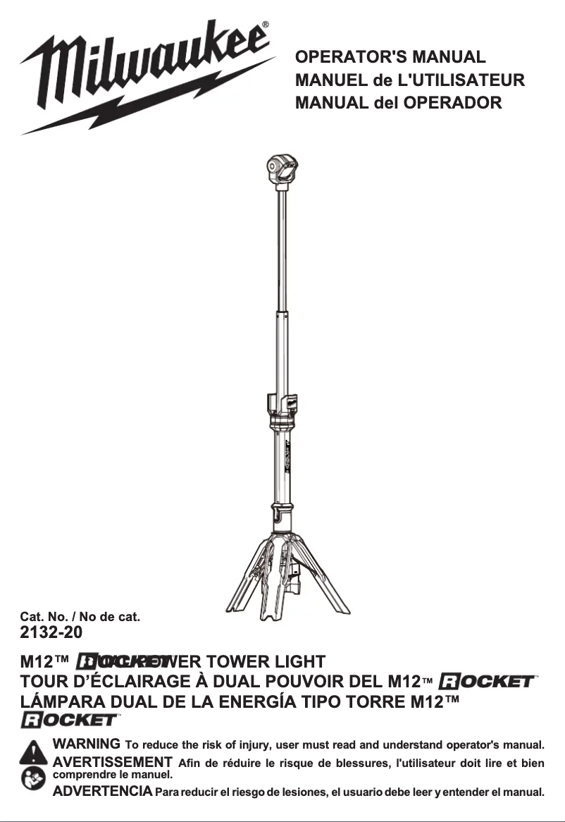 Image de la première page du manuel de l'appareil 2132-20