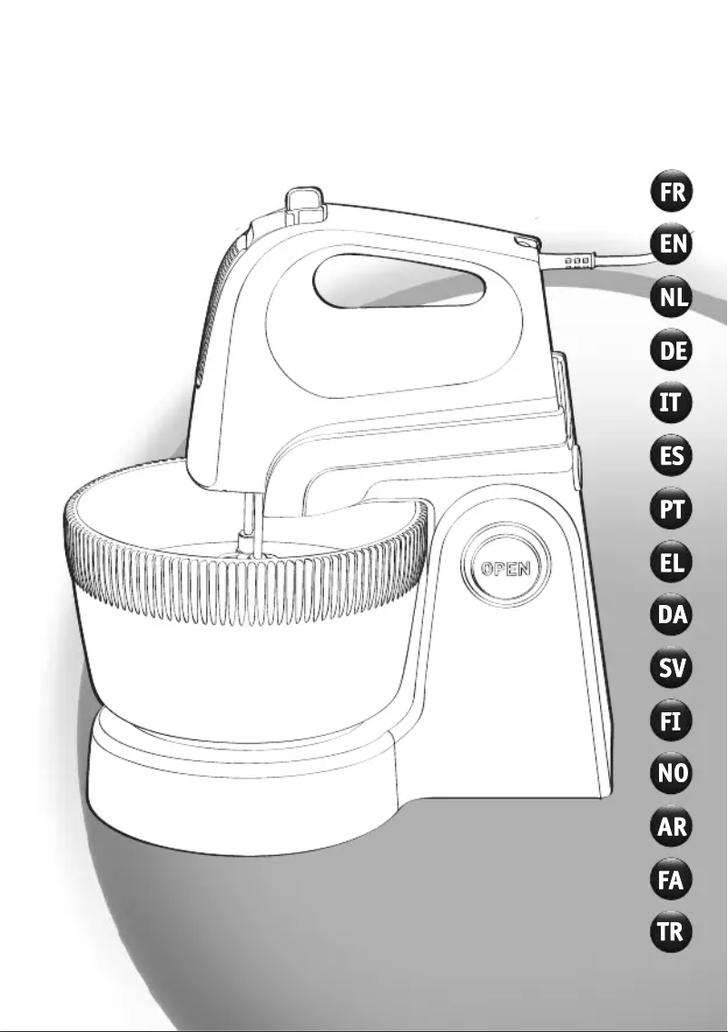 Image de la première page du manuel de l'appareil Powermix HM6151