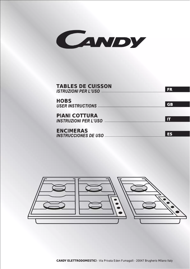 Page n°1 - Manuel utilisateur Candy PLA 640 BM