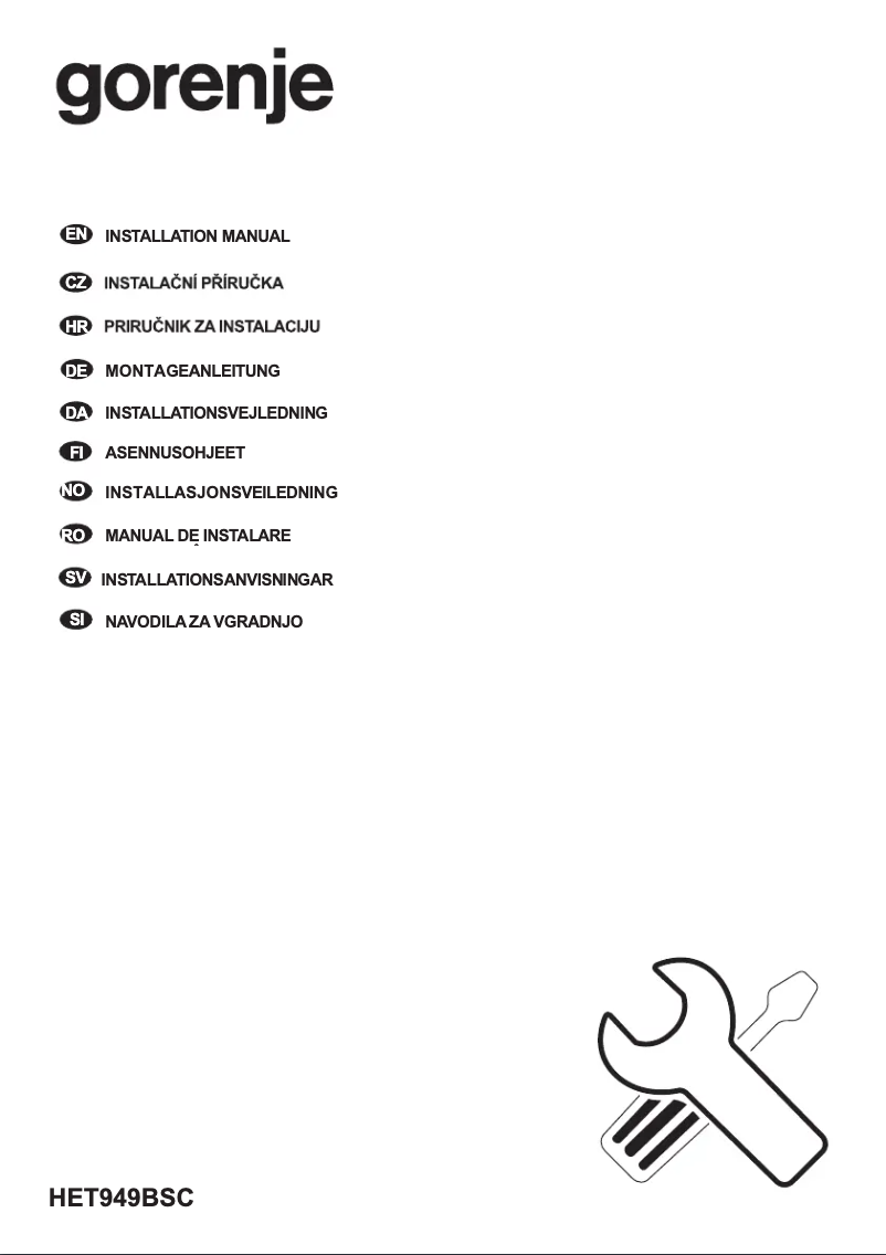 Image de la première page du manuel de l'appareil HET949BSC