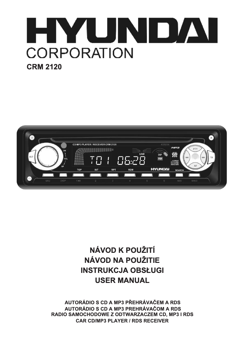 Page 1 de la notice Manuel utilisateur Hyundai CRM 2120