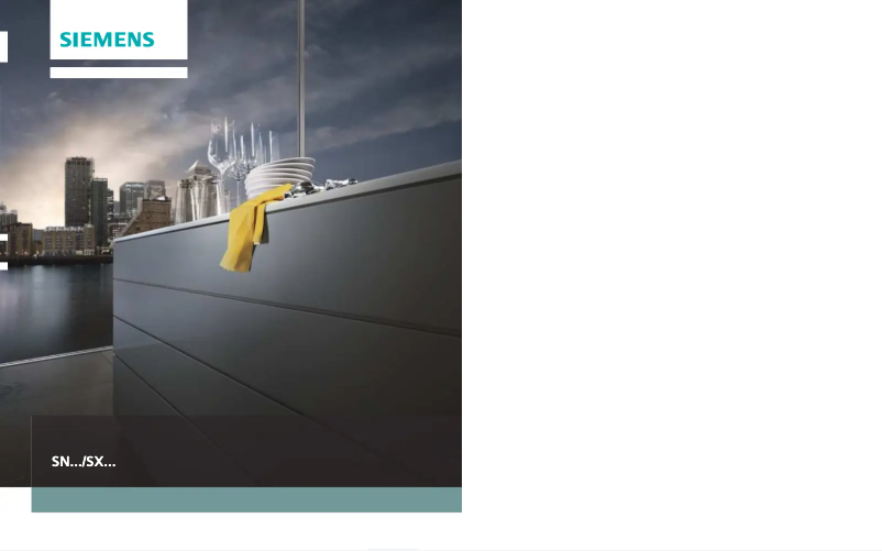 Page 1 de la notice Manuel utilisateur Siemens SN65M080EU