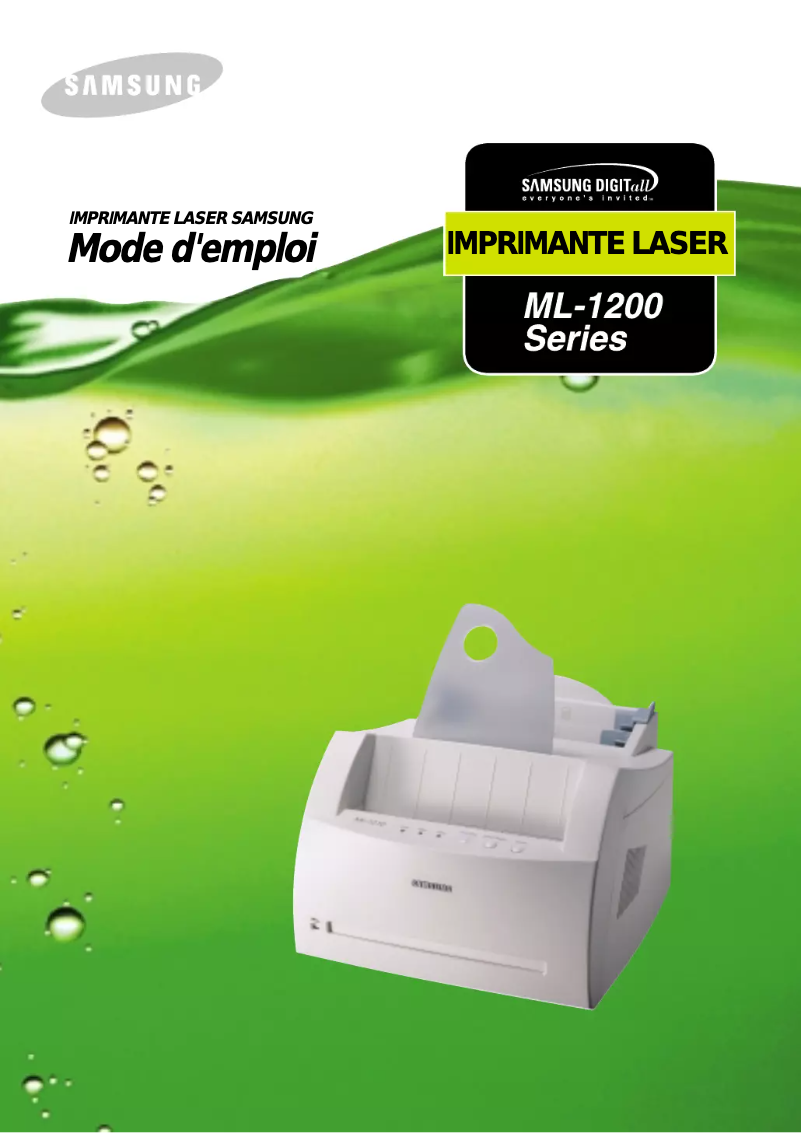 Page n°1 - Manuel utilisateur Acec ML 1210