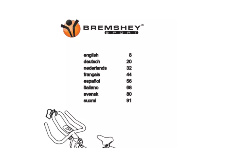 Page 1 de la notice Manuel utilisateur Bremshey BS7