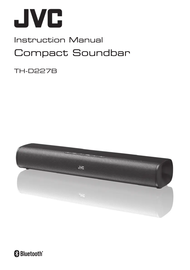 Page n°1 - Manuel utilisateur JVC TH-D227B