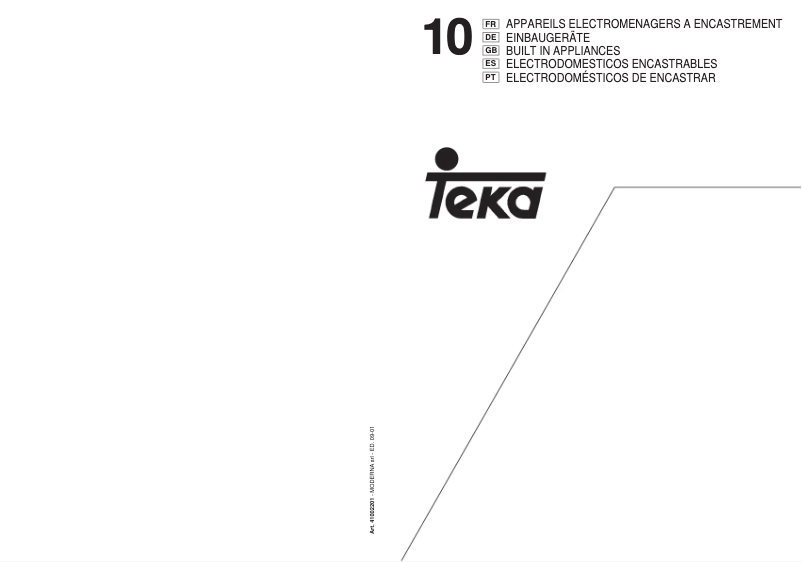 Page n°1 - Manuel utilisateur Teka CI345.1