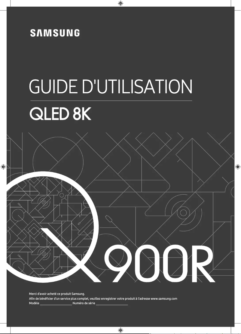 Page 1 de la notice Manuel utilisateur Samsung QA82Q900RBR