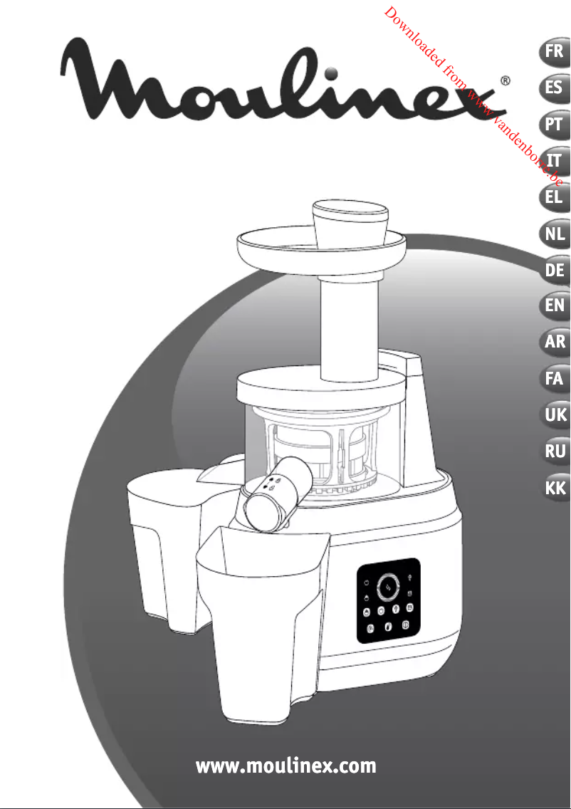 Image de la première page du manuel de l'appareil Juice & Clean ZU420E