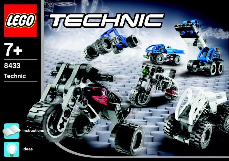 Page n°1 - Manuel utilisateur Lego Technic 8433