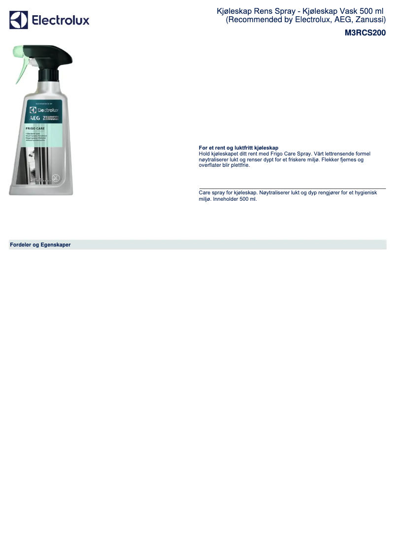 Image de la première page du manuel de l'appareil M3RCS200