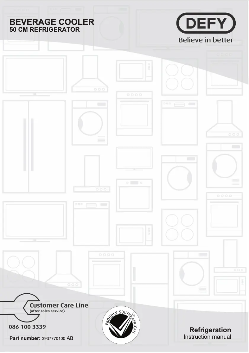 Page n°1 - Manuel utilisateur Defy B4802W