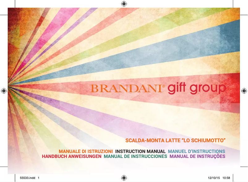 Page 1 de la notice Manuel utilisateur Brandani Batedor 59152