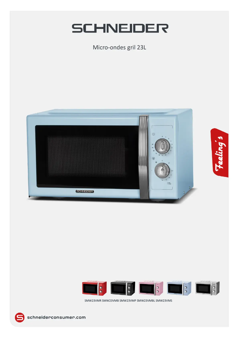 Page 1 de la notice Fiche technique Schneider SMW23VMB