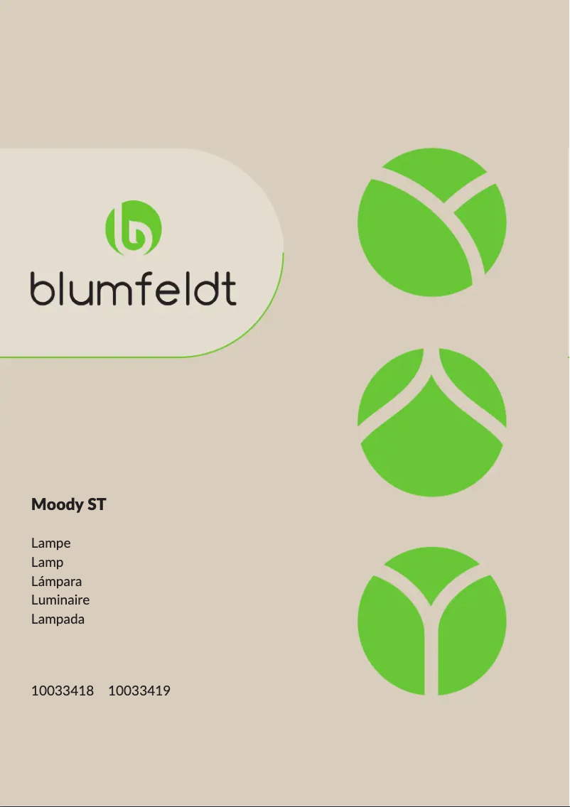 Page 1 de la notice Manuel utilisateur Blumfeldt Moody ST