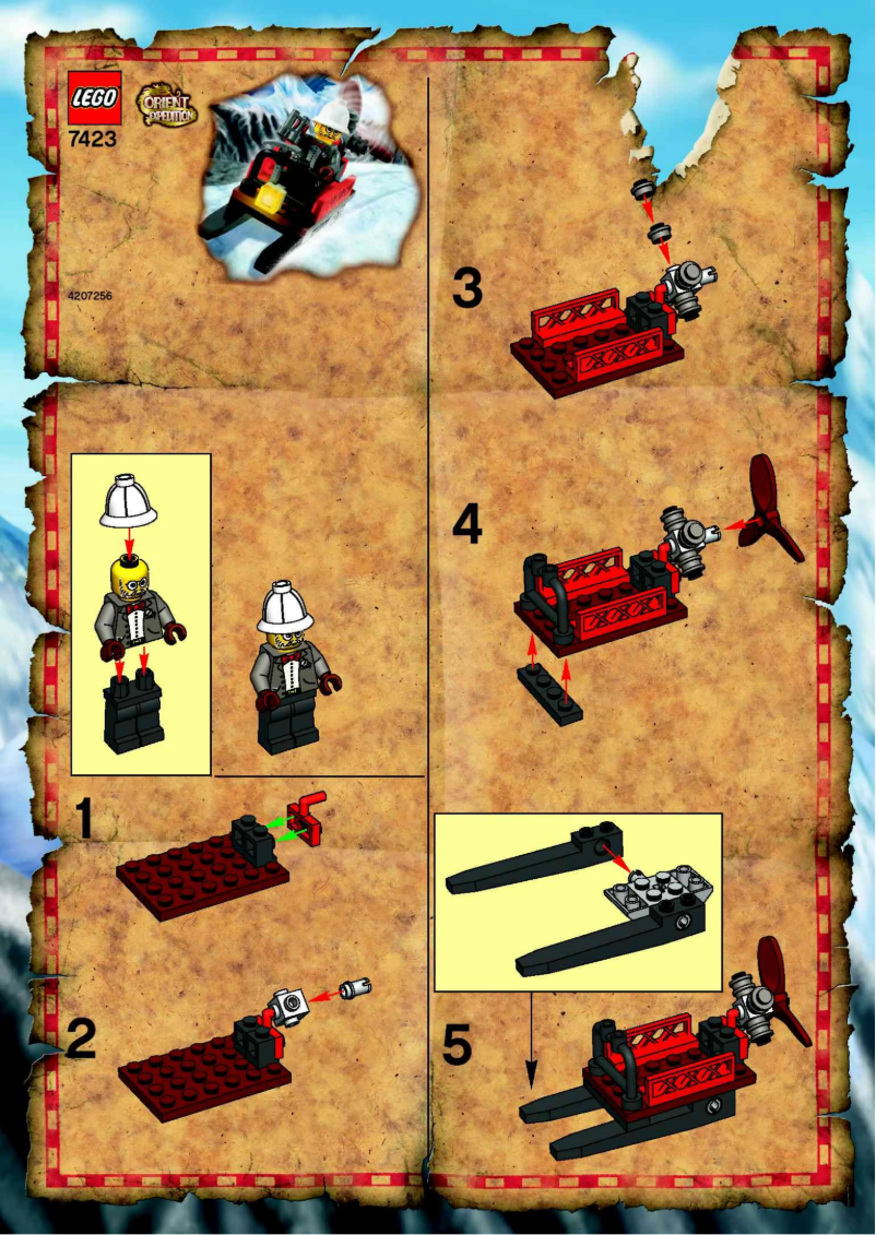 Image de la première page du manuel de l'appareil Mountain Sleigh