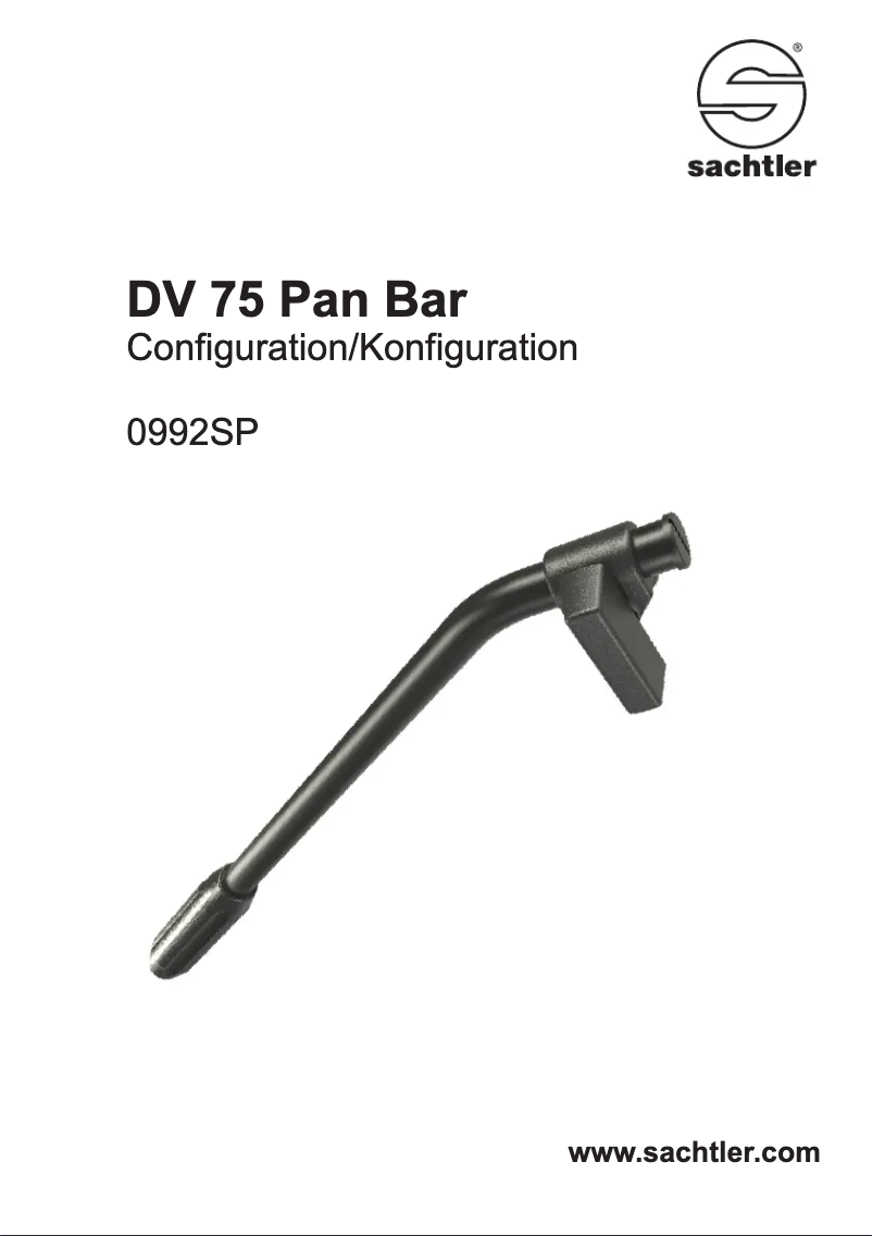 Page n°1 - Manuel utilisateur Sachtler DV 75