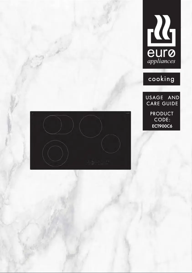Page n°1 - Manuel utilisateur Euro Appliances ECT900C6