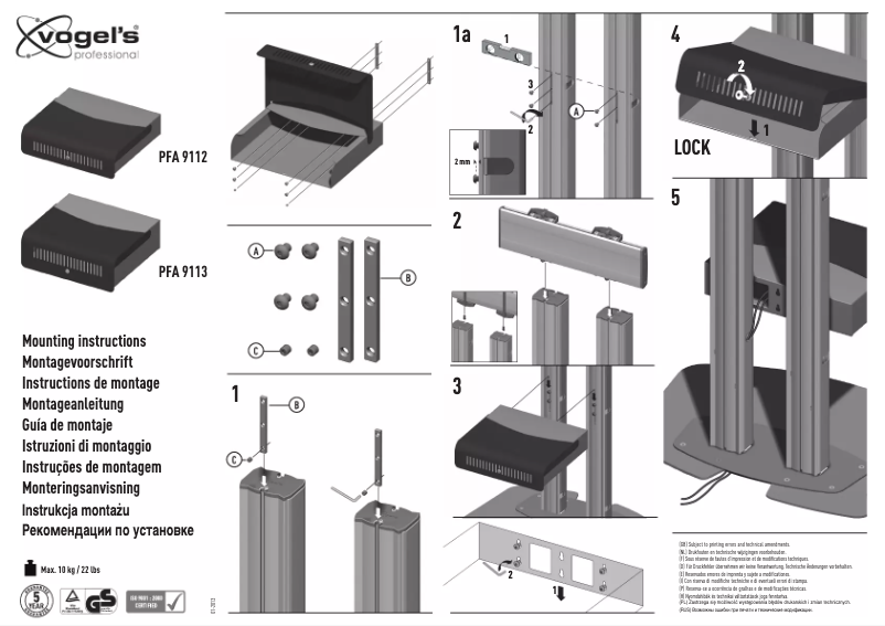 Image de la première page du manuel de l'appareil PFA 9113