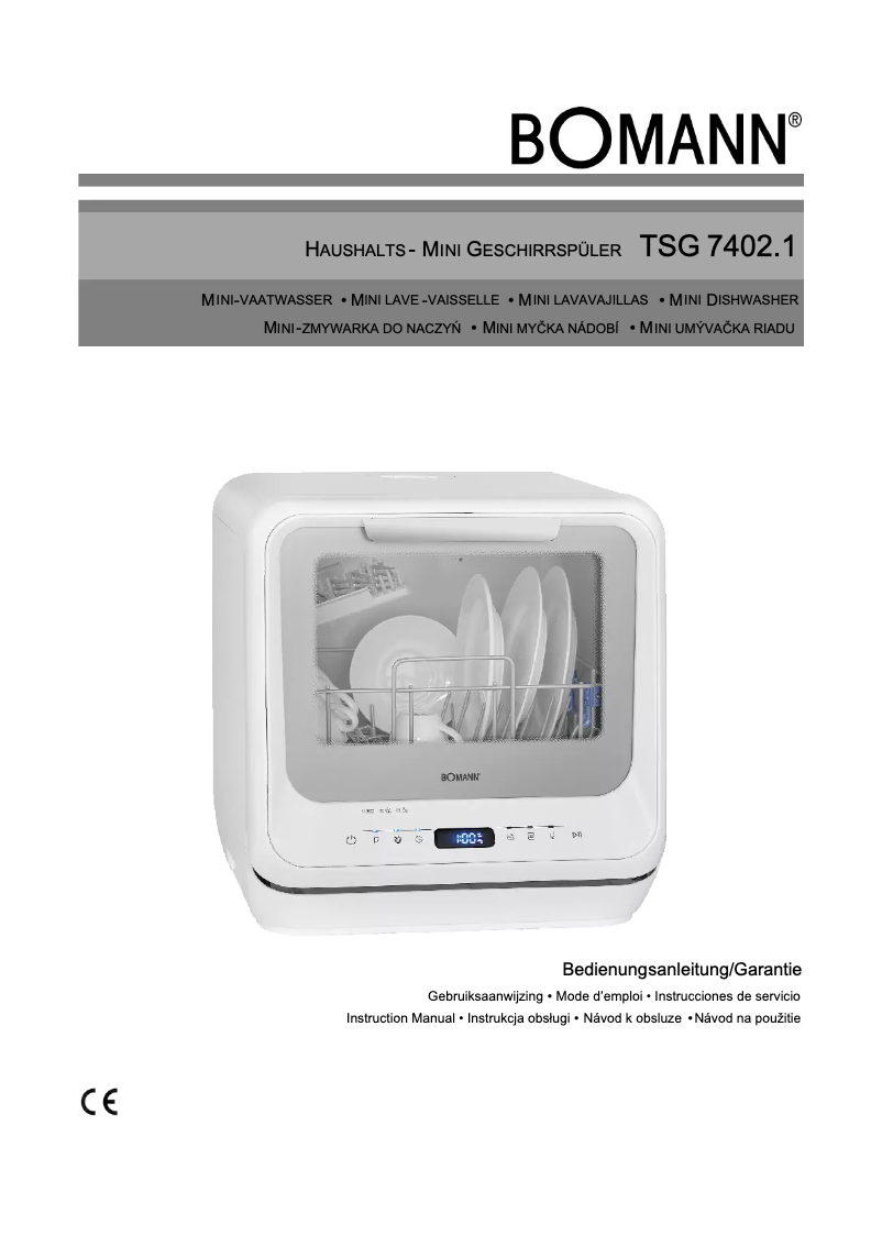 Image de la première page du manuel de l'appareil TSG 7402.1