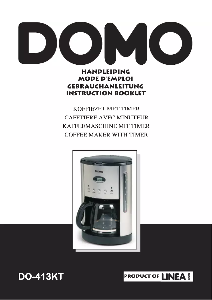 Page n°1 - Manuel utilisateur Domo DO413KT