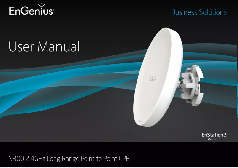 Page n°1 - Manuel utilisateur EnGenius EnStation2