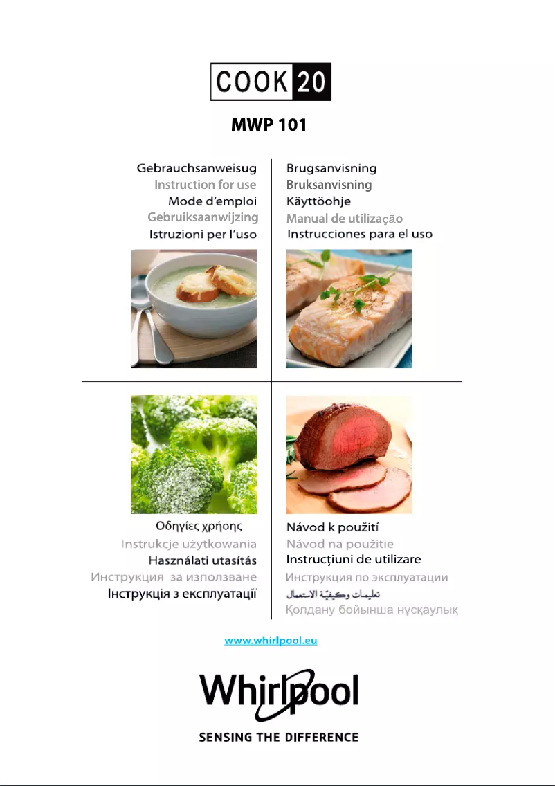 Image de la première page du manuel de l'appareil Cook20 MWP 101