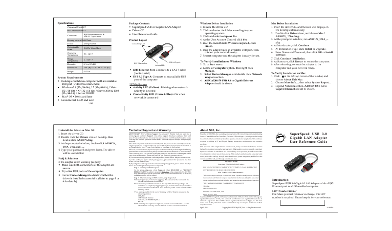 Image de la première page du manuel de l'appareil JU-NE0611-S1