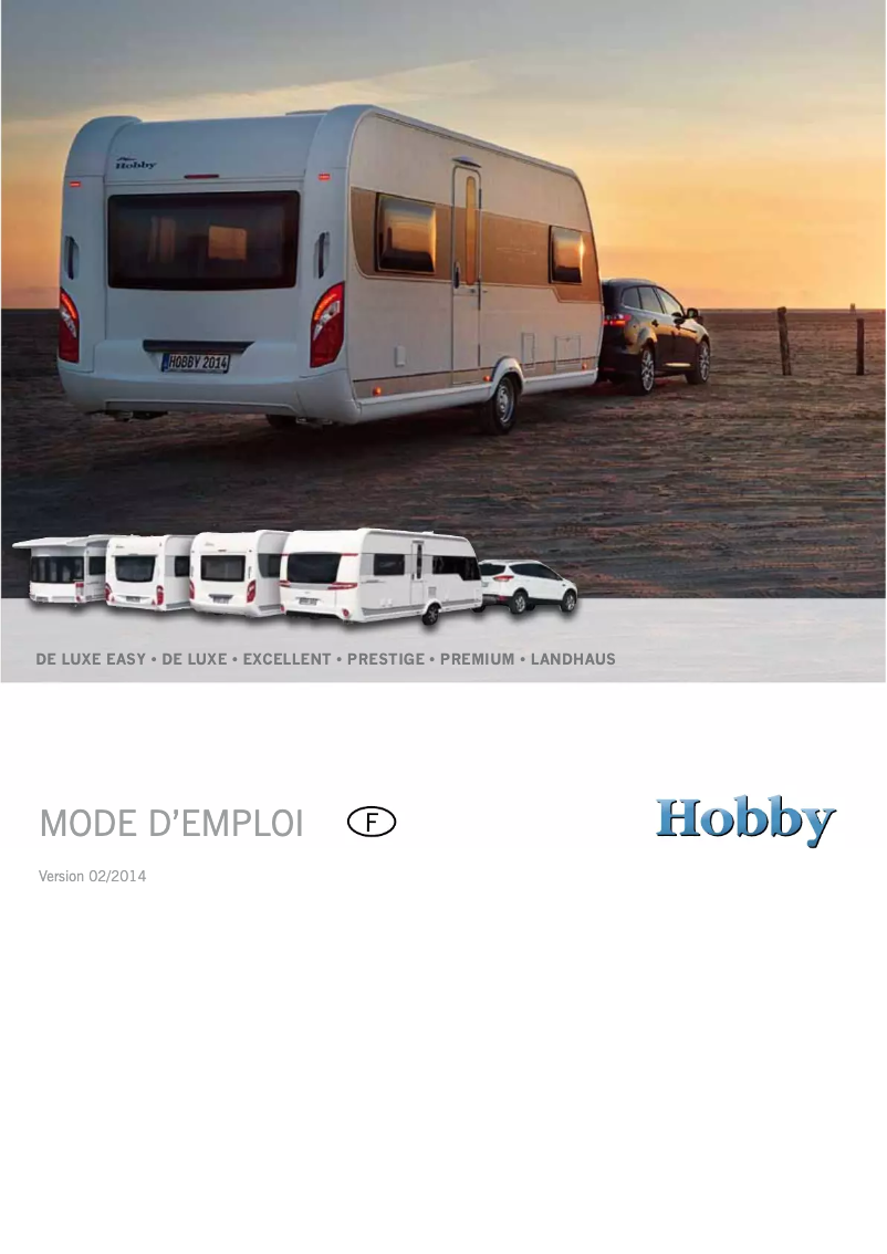 Page 1 de la notice Manuel utilisateur Hobby De Luxe (2014)