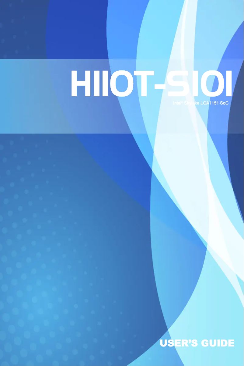 Page 1 de la notice Manuel utilisateur ECS H110T-SI01