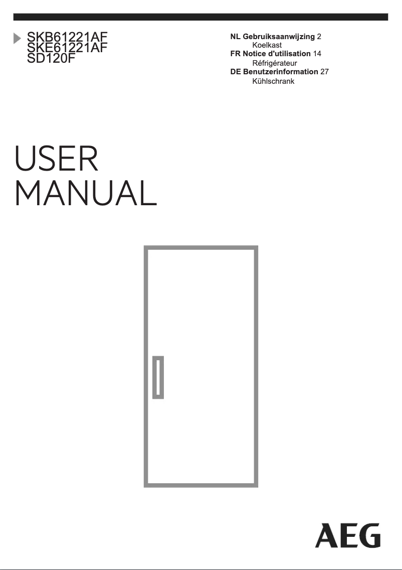 Image de la première page du manuel de l'appareil SKB61221AF