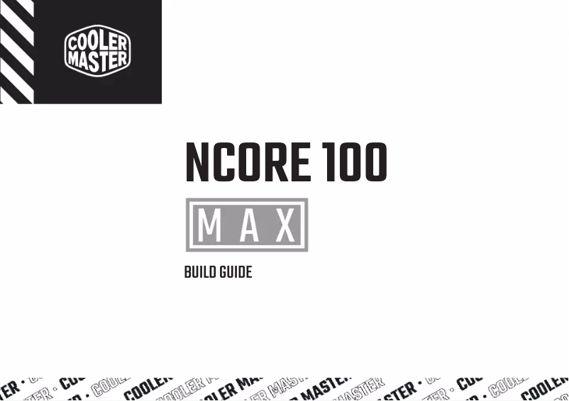 Page 1 de la notice Manuel utilisateur Cooler Master NCORE 100 MAX