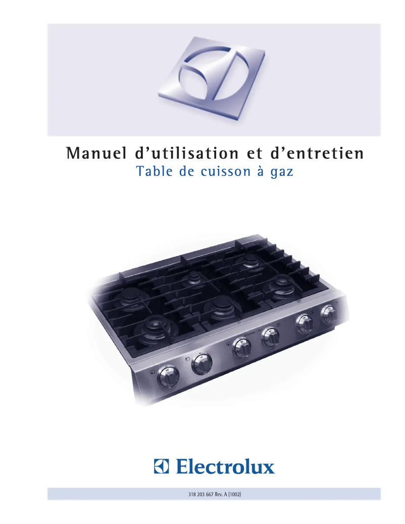 Page n°1 - Manuel utilisateur Electrolux ICON E30GC74GPS