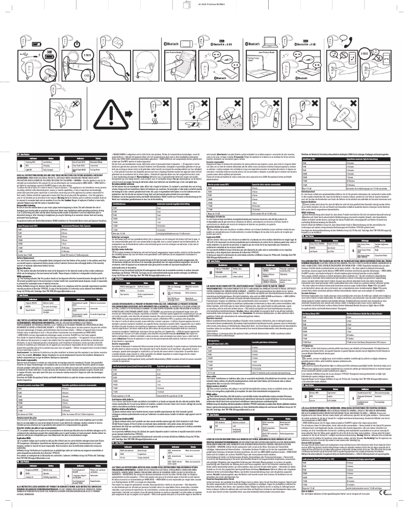 Page 1 de la notice Manuel utilisateur HMDX HX-EP255