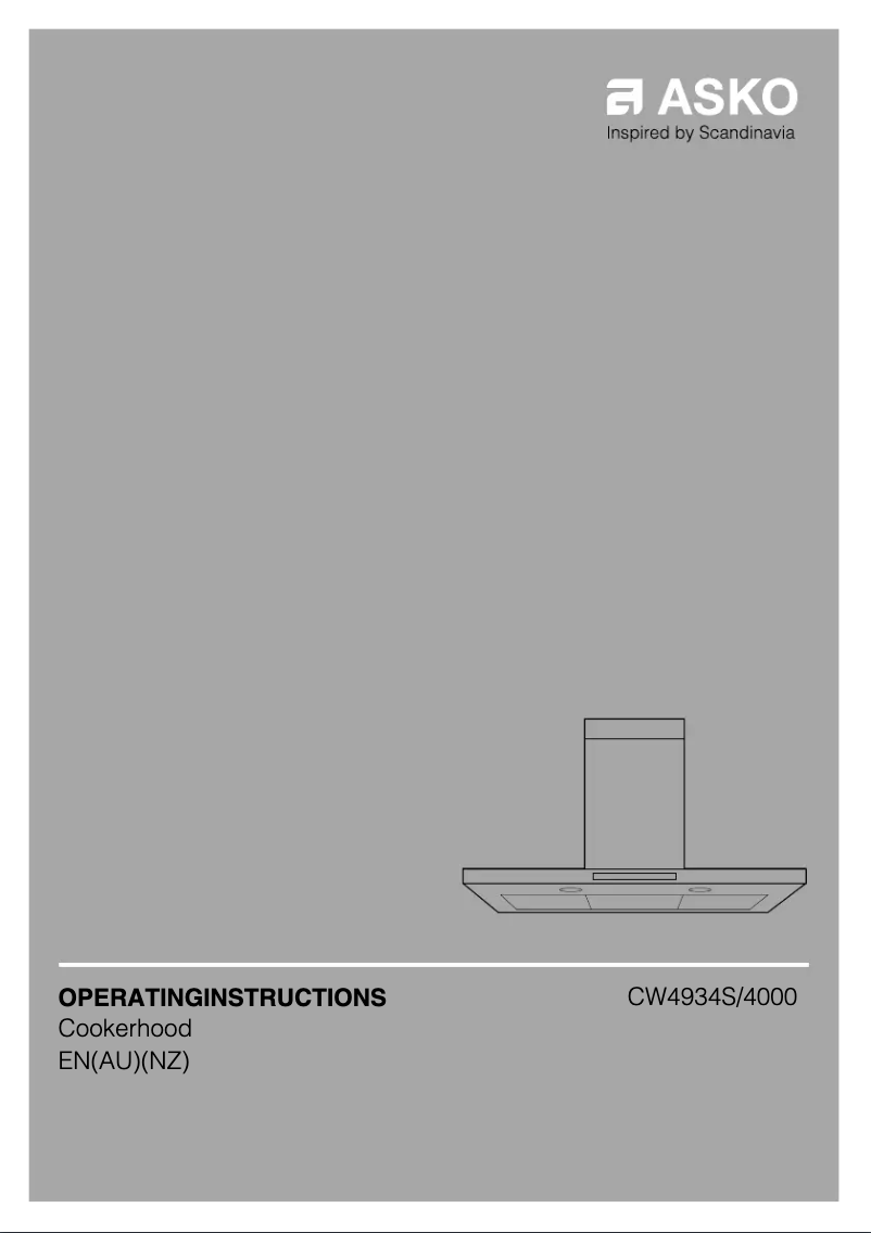 Page n°1 - Manuel utilisateur Asko CW4934S
