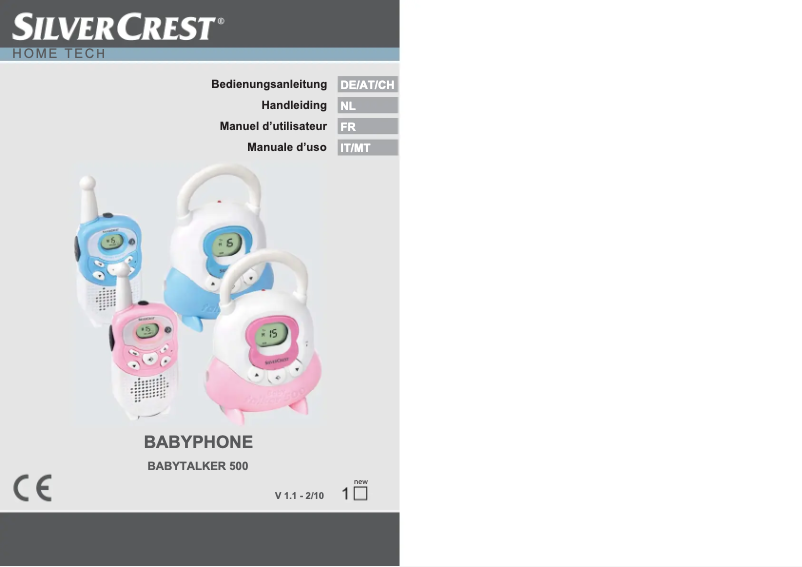 Page 1 de la notice Manuel utilisateur SilverCrest Babytalker 500