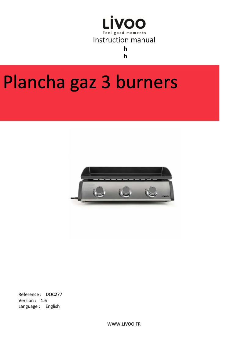 Image de la première page du manuel de l'appareil DOC277N