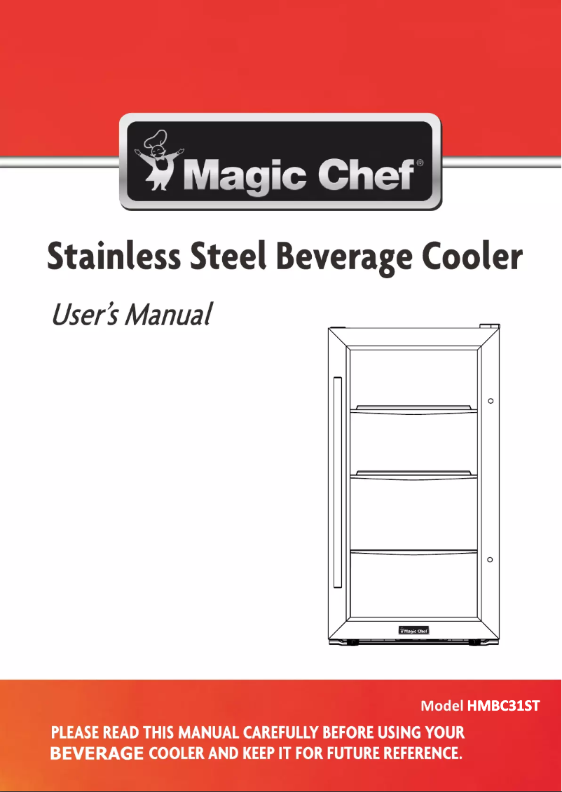 Page 1 de la notice Manuel utilisateur Magic Chef HMBC31ST