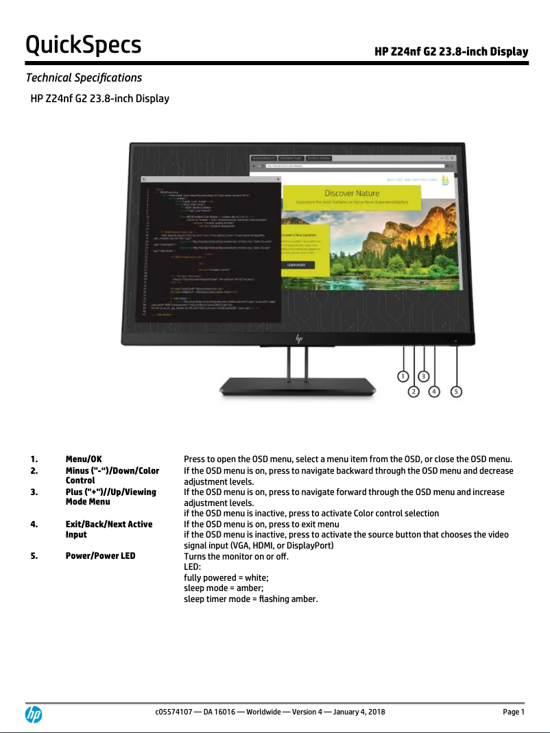 Image de la première page du manuel de l'appareil Z24NF G2