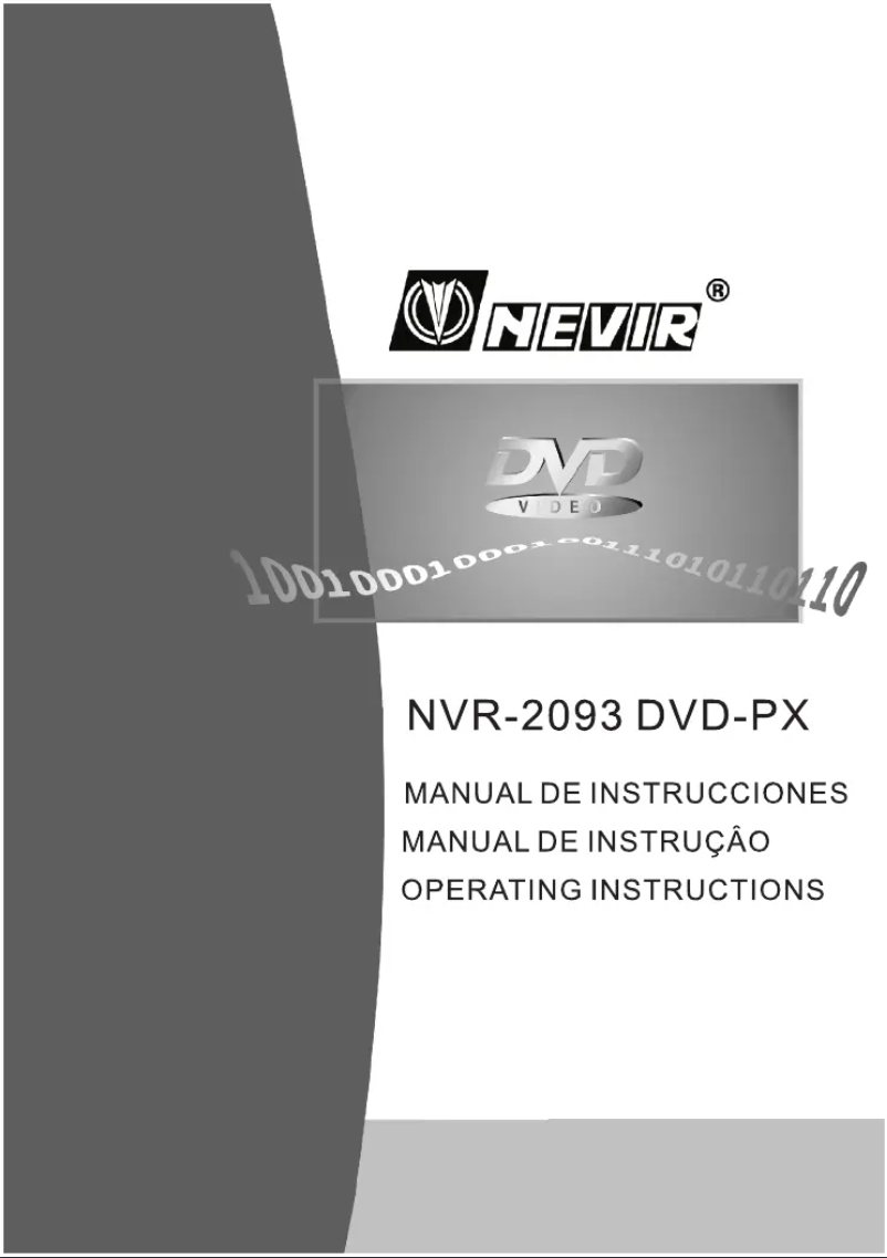 Page n°1 - Manuel utilisateur Nevir NVR-2093