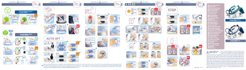 Page 1 de la notice Manuel utilisateur Tefal Express Easy Control GV7550